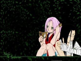 Neji And Sakura Wallpaper HD Res