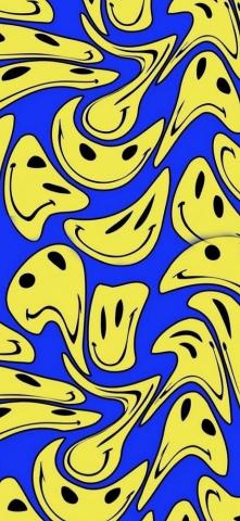 Wallpaper Happy Face Trippy Edgy