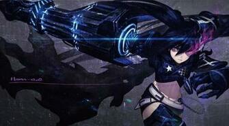 Black Hair Rock Shooter Han V Insane