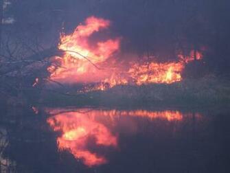 Wildland Fire Reflected Hq Wallpaper