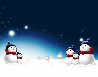 Beautiful Snowman Wallpaper