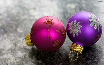 Christmas Ornaments Wallpaper