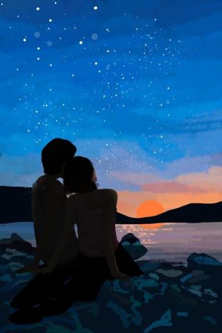 Sky Sunset Seaside Back Sincerity Beautiful