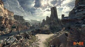 Game HD Wallpaper Video Games 1080p Rage Wasteland Jpg