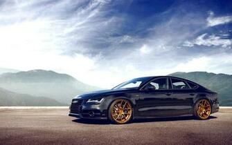 Audi A7 Front Black HD Wallpaper