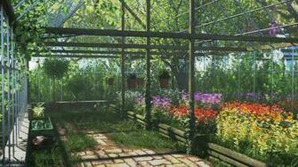 Old Greenhouse Wallpaper