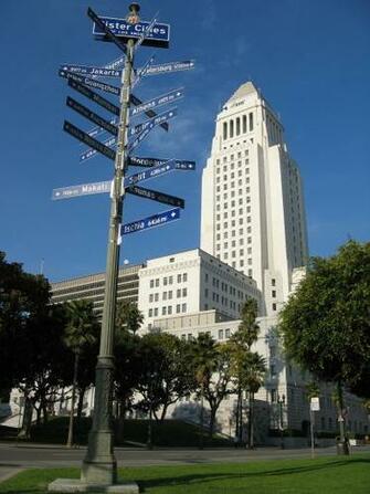 Los Angeles City Hall Wallpaper Wide Screen 1080p 2k 4k