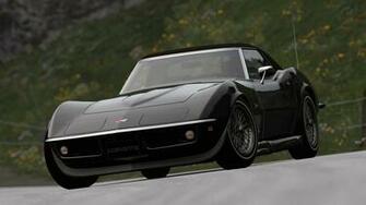 Black Corvette Stingray Wallpaper