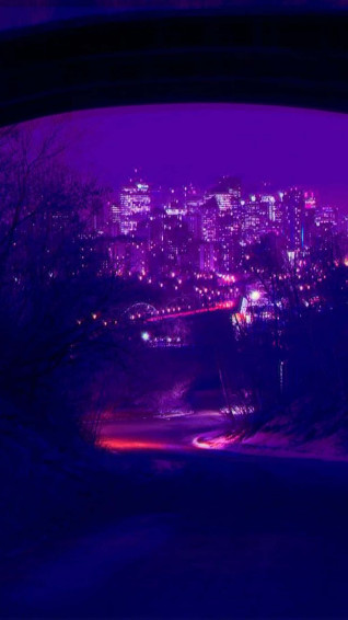 Blue And Pink Aesthetic Neon Wallpaper