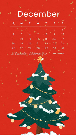 December Calendar Phone Wallpaper HD Net