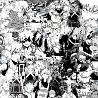 Manga Collage Anime Series HD Matte Finish Poster Paper