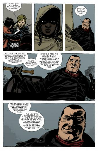 Walking Dead Negan Being Reasonable By Luddeking