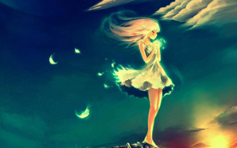 Aesthetic Sad Anime Girl Wallpaper