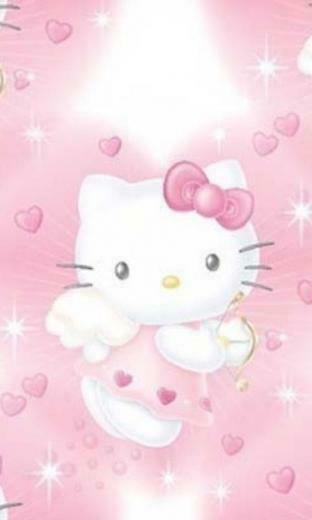 Hello Kitty Pink Mobile Phone Wallpaper HD