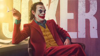 Haunting Joker Painting Wallpaper