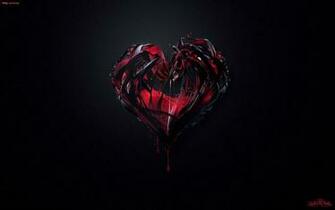 Gothic Heart Love Romance Valentines Wallpaper Background
