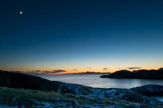 Sea Moon Clear Sky Nature 4k Resolution HD Wallpaper Image