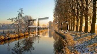 Windows On The Frosty River Wallpaper Computer