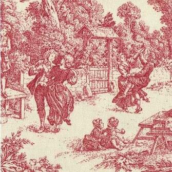 And Now For Crimson Blood Red Swatches Of Fabulous Toile