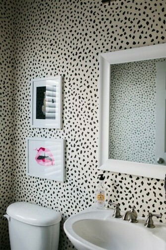 Spotted Dalmatian Print At Home In Love