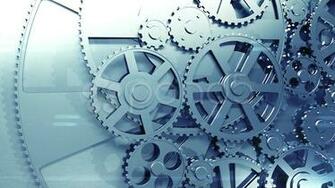 Mechanical Gears Wallpaper HD Metal Rotating In Looped