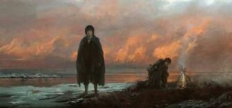 Frodo Baggins Samwise Gamgee Classic Art The Lord Of Rings