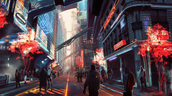 Cyberpunk City Future Digital Art 1440p Resolution HD 4k Wallpaper Image