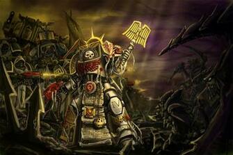 Warhammer 40k Dark Angels The Chaplain Soldiers Space