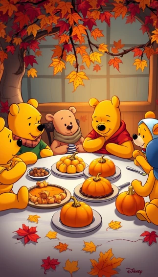 Winnie The Pooh Thanksgiving Wallpaper