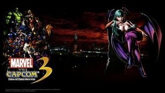 Morrigan Aensland Superhero Games Wallpaper Image Featuring Marvel