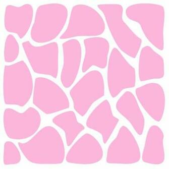 Pink Giraffe Print Background