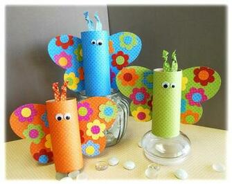 Oh My Heart How Stinkin Cute Are These Toilet Paper Butterflies
