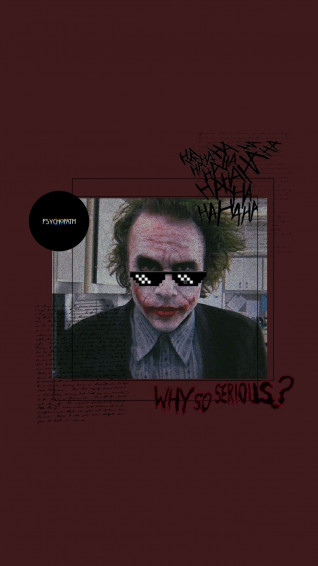 Joker Heath Ledger Aesthetic Wallpaper