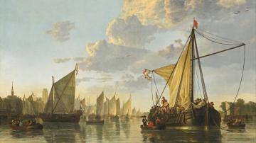 Image Aelbert Cuyp The Maas At Dordrecht Ships Sailing