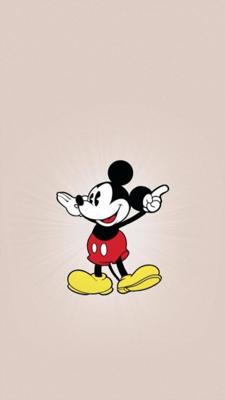 iPhone Animation Mickey Mouse Vintage Wallpaper