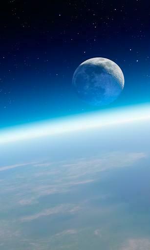 Blue Space HD Live Wallpaper For Android Appszoom