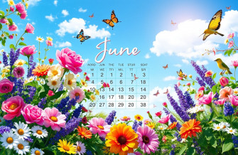 June Calendar Wallpaper