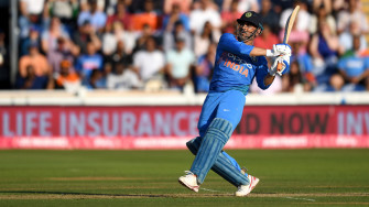 Ms Dhoni Batting In Cricket World Cup 4k Photos Wallpaper