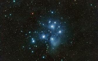 The Pleiades Star Cluster Messier