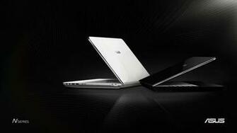 Asus White Laptop Computer Wallpaper