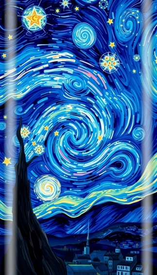 Starry Night Phone Wallpaper