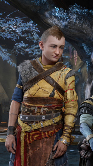 God Of War Ragnarok Atreus Ps5 4k Phone iPhone Wallpaper 7231b