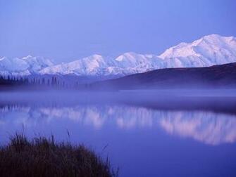 Snowy Mountains Wallpaper Blue Cool Icy Mountain Range