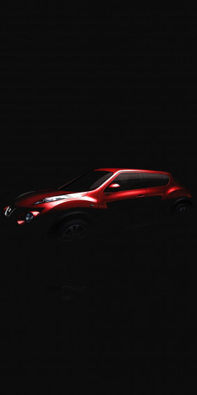 Nissan Juke Red Car Portrait Wallpaper