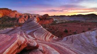 Desert Landscape Rocks Sky Red Color High Definition Wallpaper
