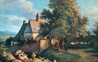 Wallpaper Trees Landscape Children People Picture Geese
