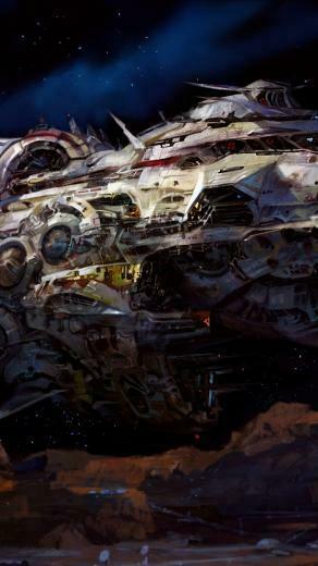 Lg G3 HD Ship Space Planet Wallpaper