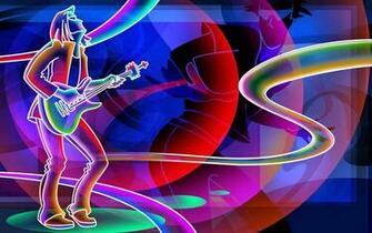 All 4u Wallpaper 3d Colour Ful Neon Love HD