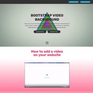 Impressive Javascript Bootstrap Carousel Video Background And