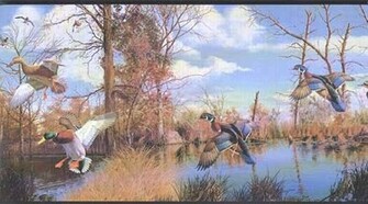 Duck Hunters Dream Wallpaper Border Inc